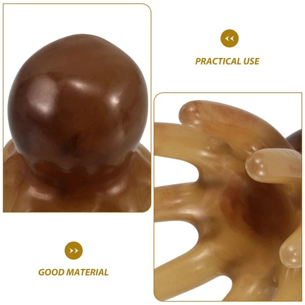 2 Pcs Eight Claw Comb Massage Electric Head Scratcher Relaxation Tool