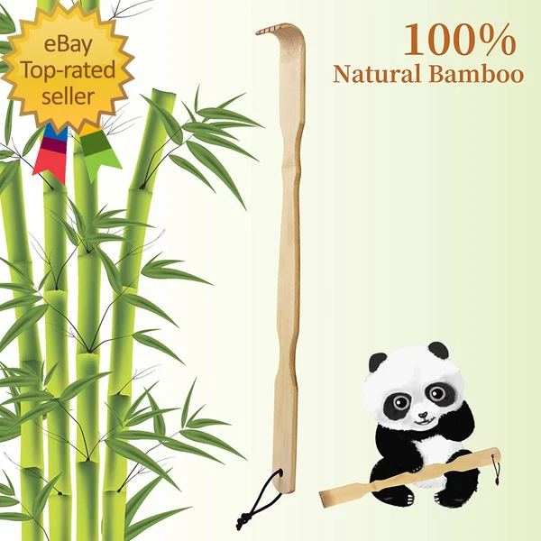 Bamboo Back Scratcher 100% Natural Bamboo Back Scratchers for Itching