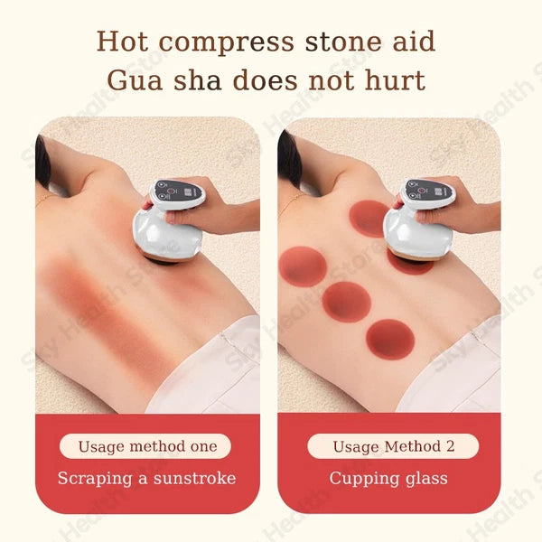 Cupping therapy device, EMS red light heating massager, deep body massage
