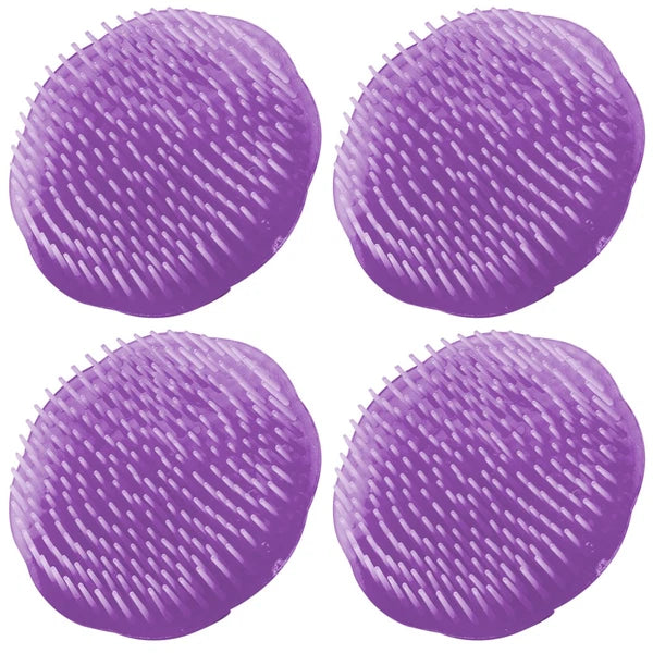 4 Pcs Shampoo Brush Man Scalp Scratcher Tool Massage Comb Hair Massager
