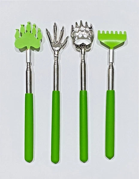 4 Pack! Nuvomed Back Scratcher Metal Portable Extendable Back Scratchers 23''