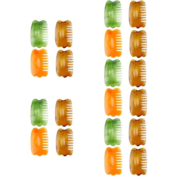 5 Count Massage Comb Scraping Board Head Massager Scalp Scratcher