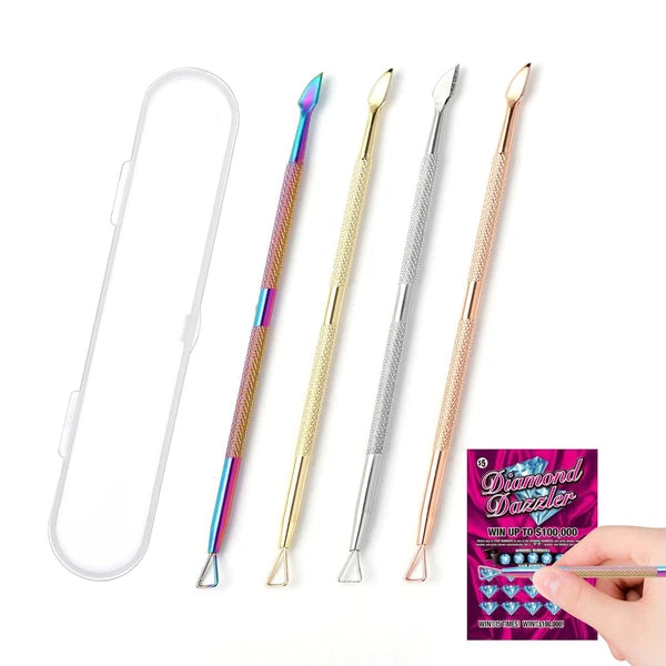 4 Pcs Metal Lottery Ticket Scratcher Tool Lotto Scratch Off Tool for Tickets