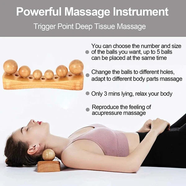 Massage Tool Psoas Muscle Release Body Back Bain Trigger Point Physical Therapy