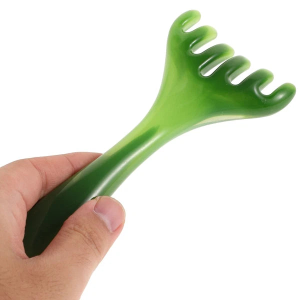 Head Massager for Headaches Scalp Scratcher Tool Gua Sha Brush for Scalp