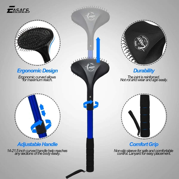 Telescopic Back Scratcher with Long Handle 21.5 Inch Adjustable Backscratcher...