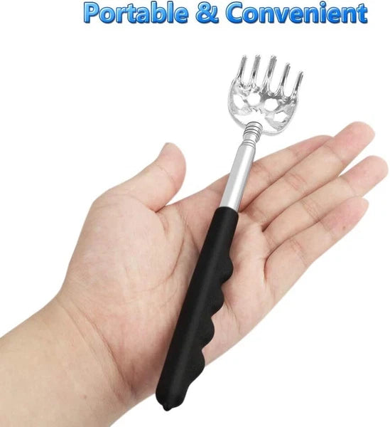 6 Pack portable Expandable Telescoping Back Scratcher