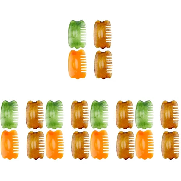 5 Count Massage Comb Scraping Board Head Massager Scalp Scratcher