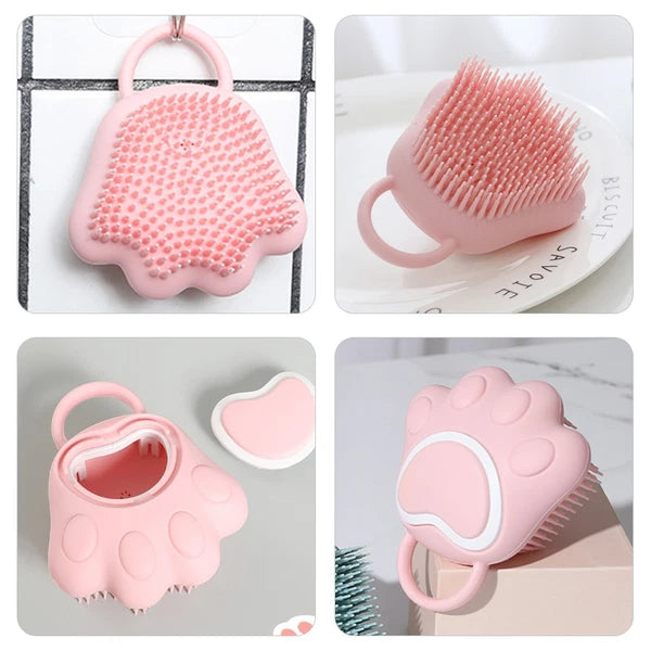 5 Pack Silicone Shampoo Brush Hairscalp Massager Baby Child Scratcher Shower