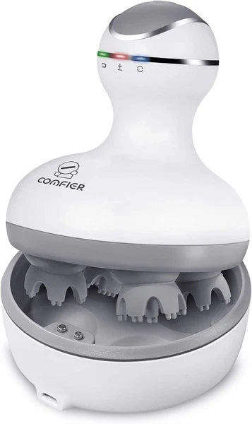 COMFIER Electric Cordless Hair Scalp Massager with Kneading 84 Massage Nodes,