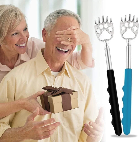 6 Pack portable Expandable Telescoping Back Scratcher