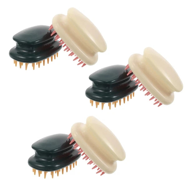 6 Pcs Massage Shampoo Miss Hair Scrubber for Shower Massagerhead Scratcher