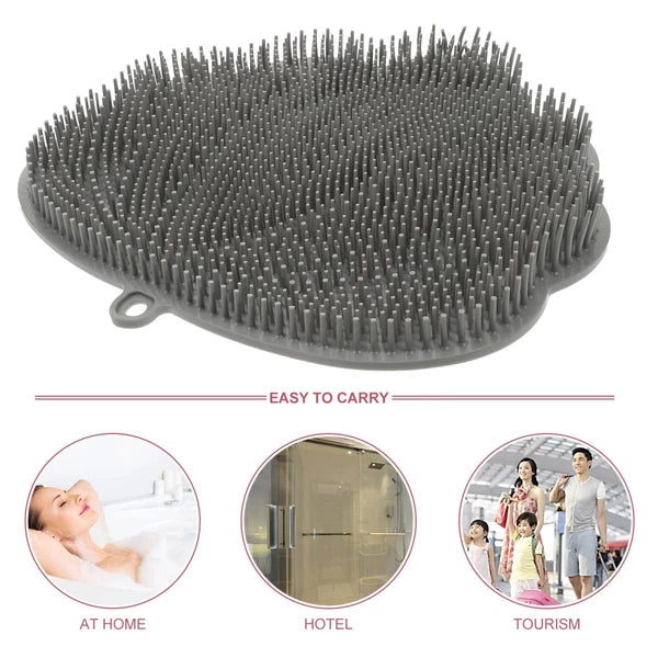 Back Massage Cushion Man Bathroom Suction Cup Scrubber Scratcher Shower