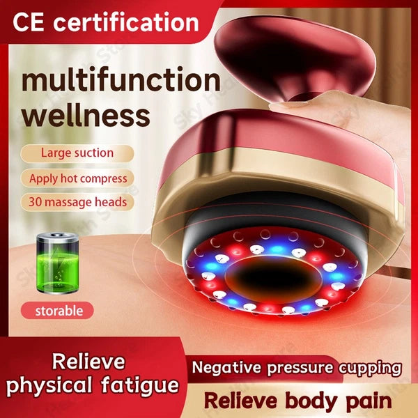 Negative pressure cupping device，removes moisture，relieves body pain and fatigue